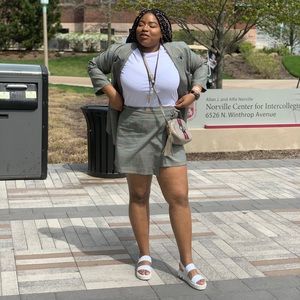 Cute matching skirt suit set